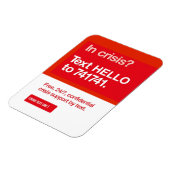 危機文字線磁石 マグネット (左側)