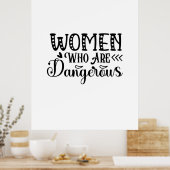 危読険な女性 ポスター (キッチン)