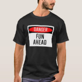 危険おもしろい前兆 Tシャツ (正面)