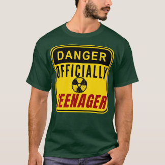 危険が公式に10代の若者 Tシャツ