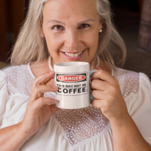 危険これはコーヒーではないかもしれない コーヒーマグカップ