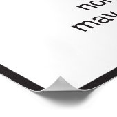 危険だ！偏心 ポスター (角)