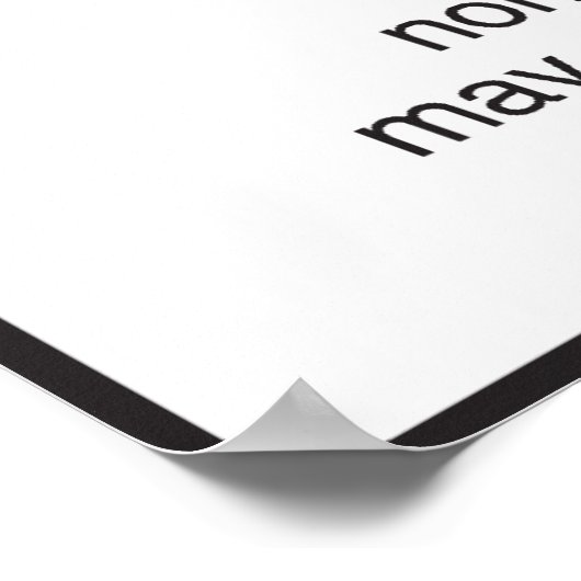 危険だ!偏心 ポスター (角)