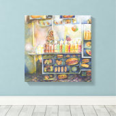 危険なほどおもしろいに近い キャンバスプリント (インサイチュ (ウッドフロア))