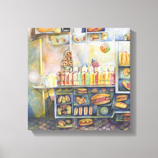 危険なほどおもしろいに近い キャンバスプリント (正面)