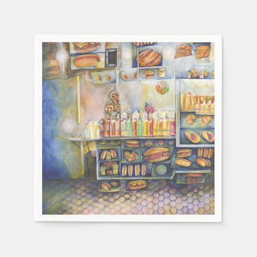 危険なほどおもしろいに近い スタンダードカクテルナプキン (正面)