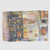 危険なほど近いおもしろい ゴルフタオル (横)