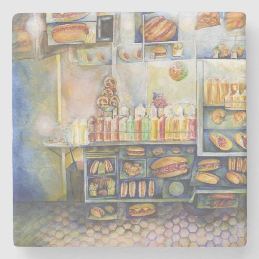 危険なほど近いおもしろい ストーンコースター (正面)