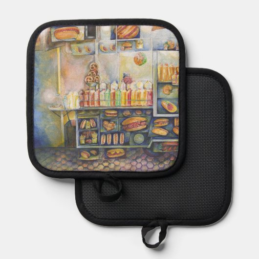 危険なほど近いおもしろい 鍋敷き (正面/裏面)