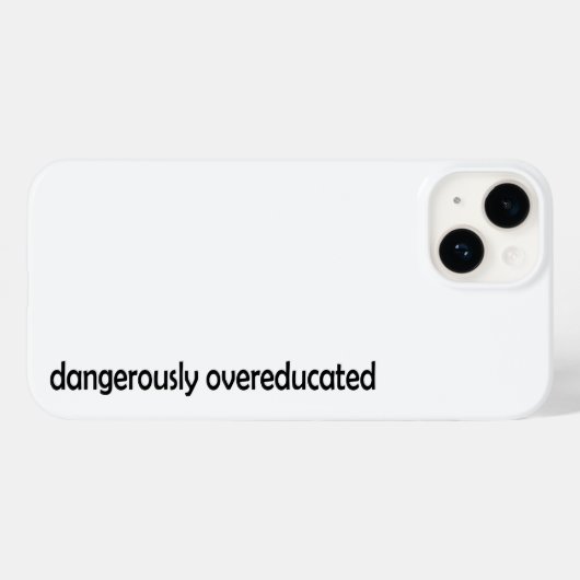 危険なまでに高学歴 Case-Mate iPhoneケース (裏面 (横))