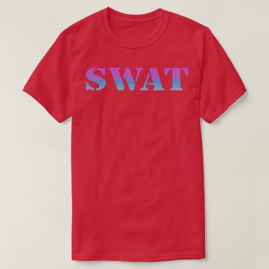 危険なスワット文字ファッション Tシャツ (デザイン正面)