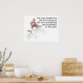 危険なナットクワッドATVオフロードプリントポスターサイン ポスター (キッチン)