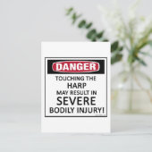 危険なハープ ポストカード (スタンド正面)