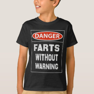 危険なファ警告ート Tシャツ