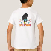 危険なブラックタイガーを手に入れよう Tシャツ (裏面)