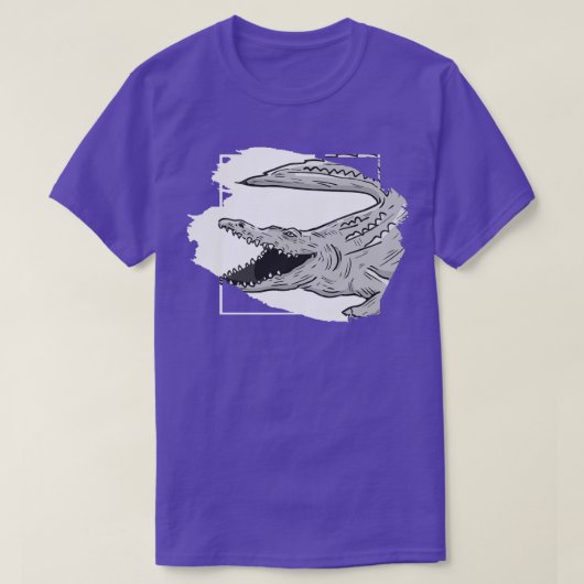 危険なワニ Tシャツ (デザイン正面)