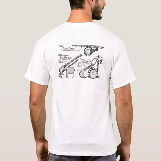 "危険な仕事" Tシャツ (裏面)
