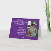 危険な入口、ドクロと交叉した骨のカード カード (裏面)