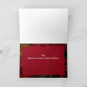 危険な入口、ドクロと交叉した骨のカード カード (内部)