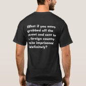危険な受刑者の国外追放 Tシャツ (裏面)
