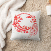 危険な子猫Tシャツ クッション (ブランケット)