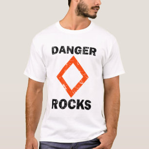 危険な岩だ!航海のスタイル Tシャツ