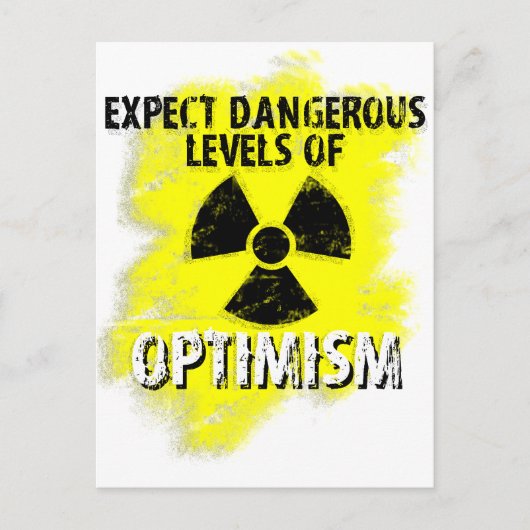 危険な楽観主義 ポストカード (正面)