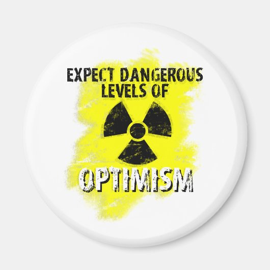 危険な楽観主義 マグネット (正面)