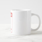 危険な燃えやすい人 ジャンボコーヒーマグカップ (右)