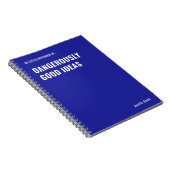 危険な良いアイディアおもしろい引用文 ノートブック (右側)