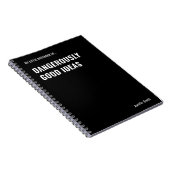 危険な良いアイディアおもしろい引用文 ノートブック (右側)