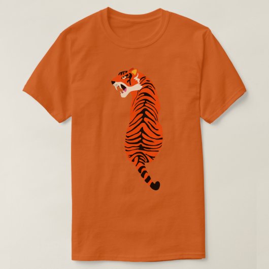 危険な虎 Tシャツ (デザイン正面)