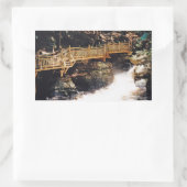 危険な道 長方形シール (バッグ)