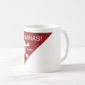 危険な鉱山！コーヒーマグ コーヒーマグカップ (正面右)