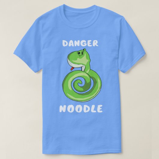 危険な麺 Tシャツ (デザイン正面)