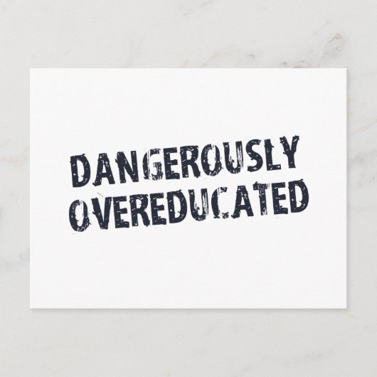 危険に過剰摂取された ポストカード (正面)