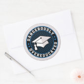 危険に過剰摂取された ラウンドシール (封筒)