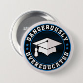 危険に過剰摂取された 缶バッジ (正面&裏面)