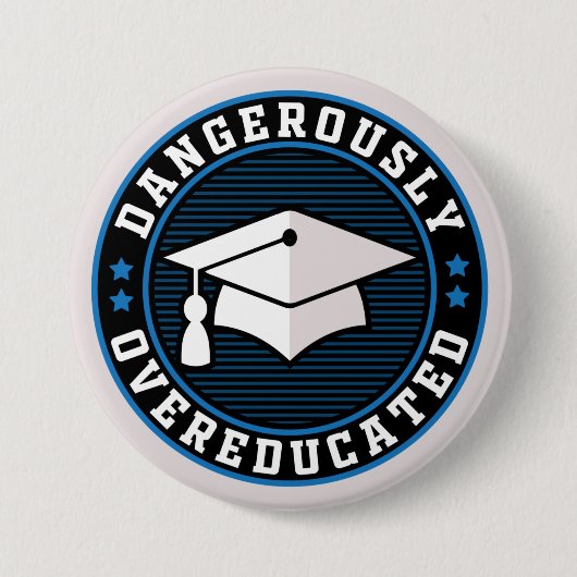 危険に過剰摂取された 缶バッジ (正面)