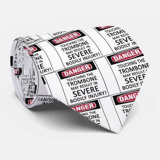 危険のトロンボーン ネクタイ (ロール)