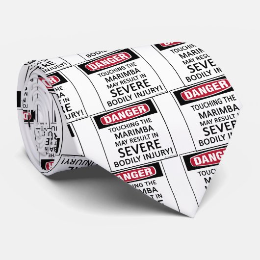 危険のマリンバ ネクタイ (ロール)