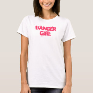 危険の女の子のTシャツ Tシャツ