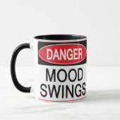 危険の気分変動 マグカップ (左)
