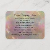 危険の真珠の倍はプロフェッショナルを切ります 名刺 (裏面)