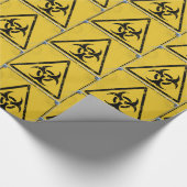 危険の警告の包装紙V2 ラッピングペーパー (角)