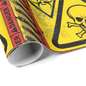 危険の警告の包装紙V4 ラッピングペーパー (ロールコーナー)