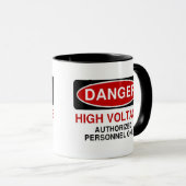 危険の高圧 マグカップ (正面右)