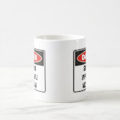 危険の-突然および予測不可能な気分変動 コーヒーマグカップ (中央)