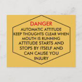 危険はがき ポストカード (正面)