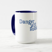 危険はロビンソン・コーヒー・マグ マグカップ (正面左)